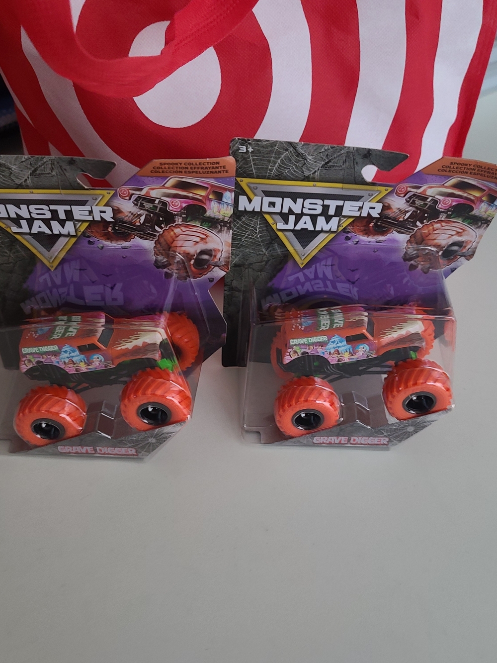 Kids Toy Truck - Orange Grave Digger